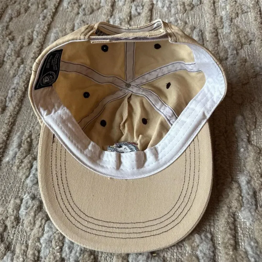 Billy Bones Club Snakes Go Rah Cap Cream Skull Snake Embroidered Cotton Hat